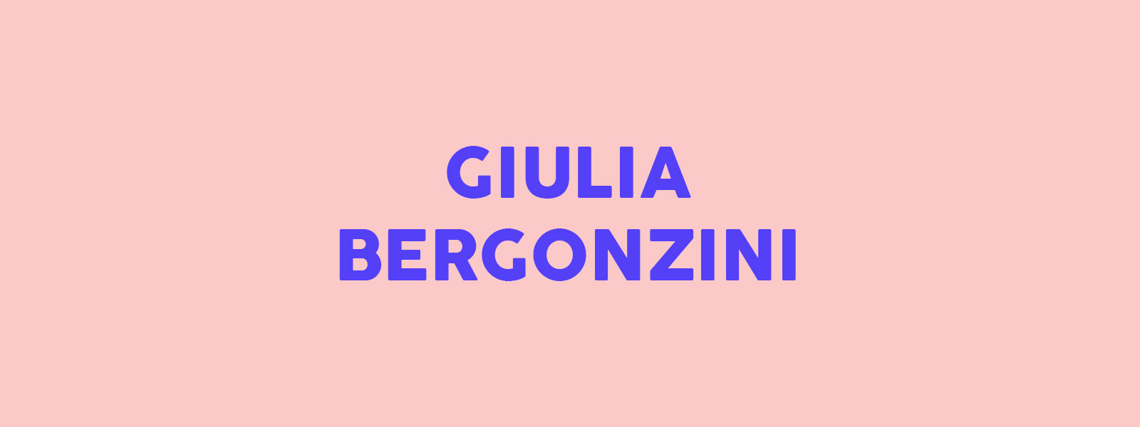 Read Giulia Bergonzini's manifesto