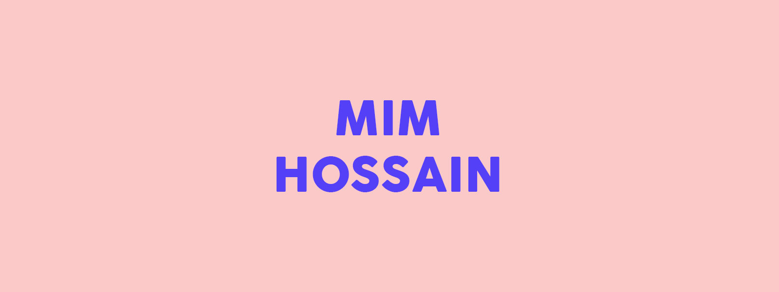 Read Mim Hossain's manifesto